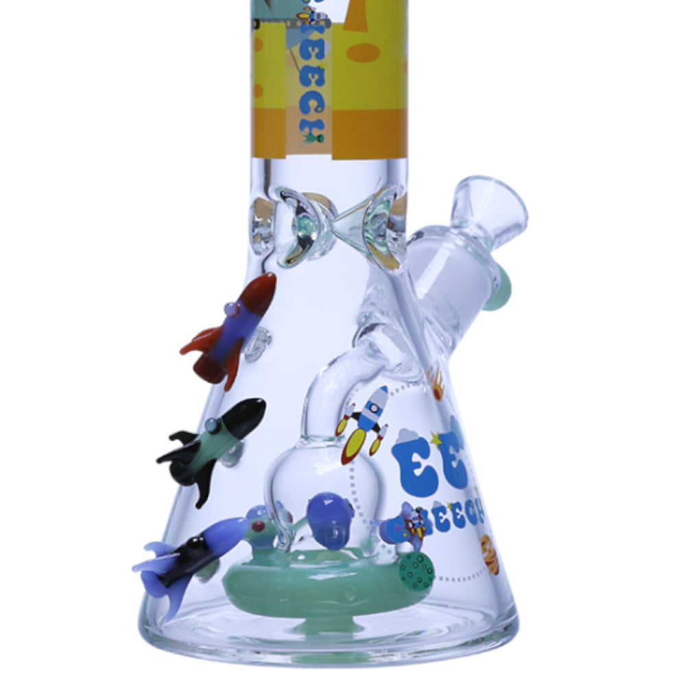 Cheech Glass Bong Alien Beaker Bong