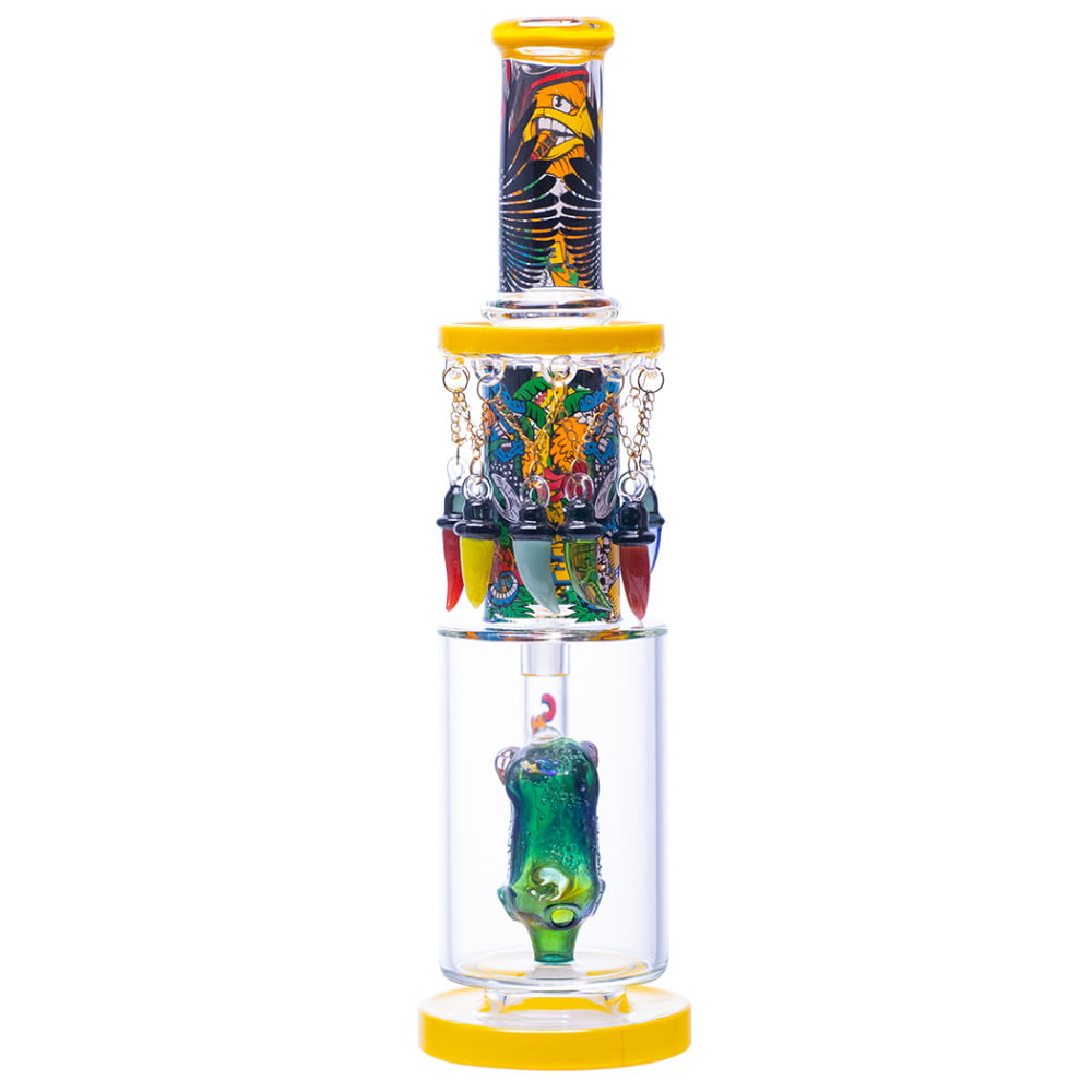 Cheech Glass Bong Angry Parrot Bong