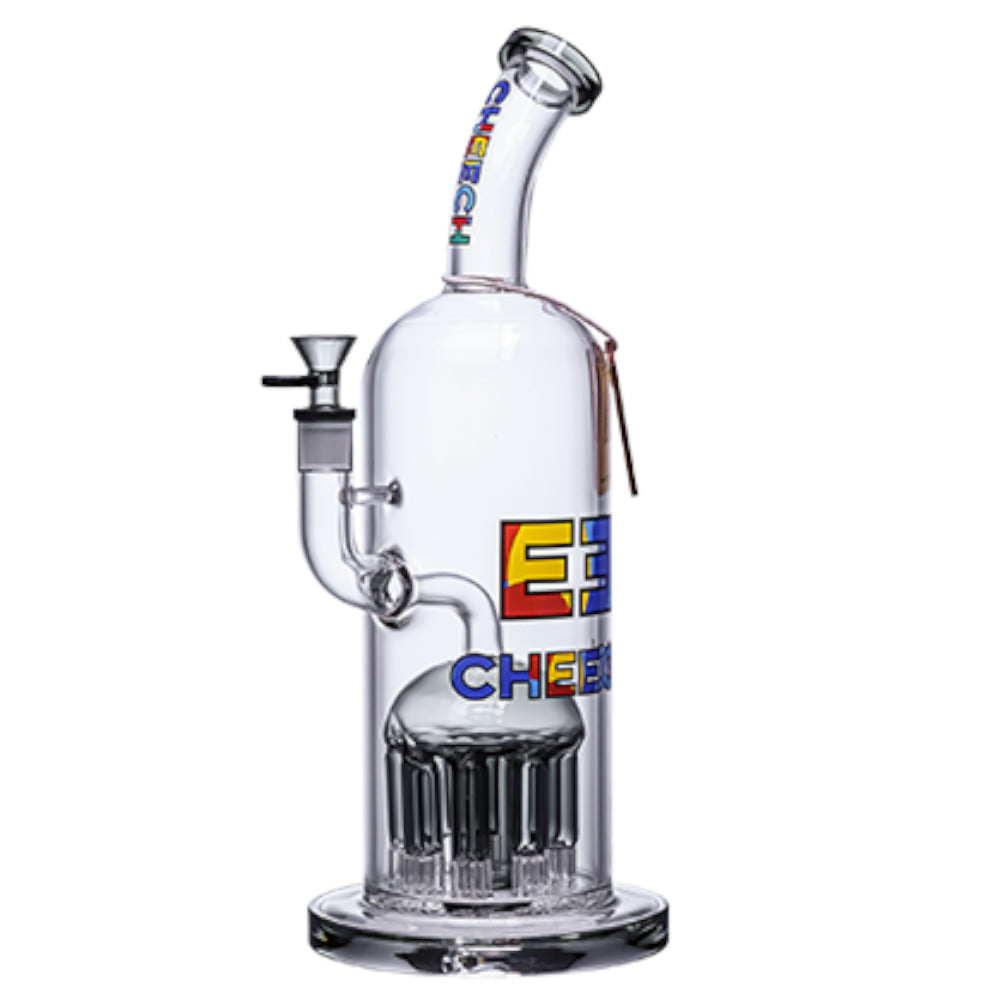 Cheech Glass Bong Black Bubbles Bong