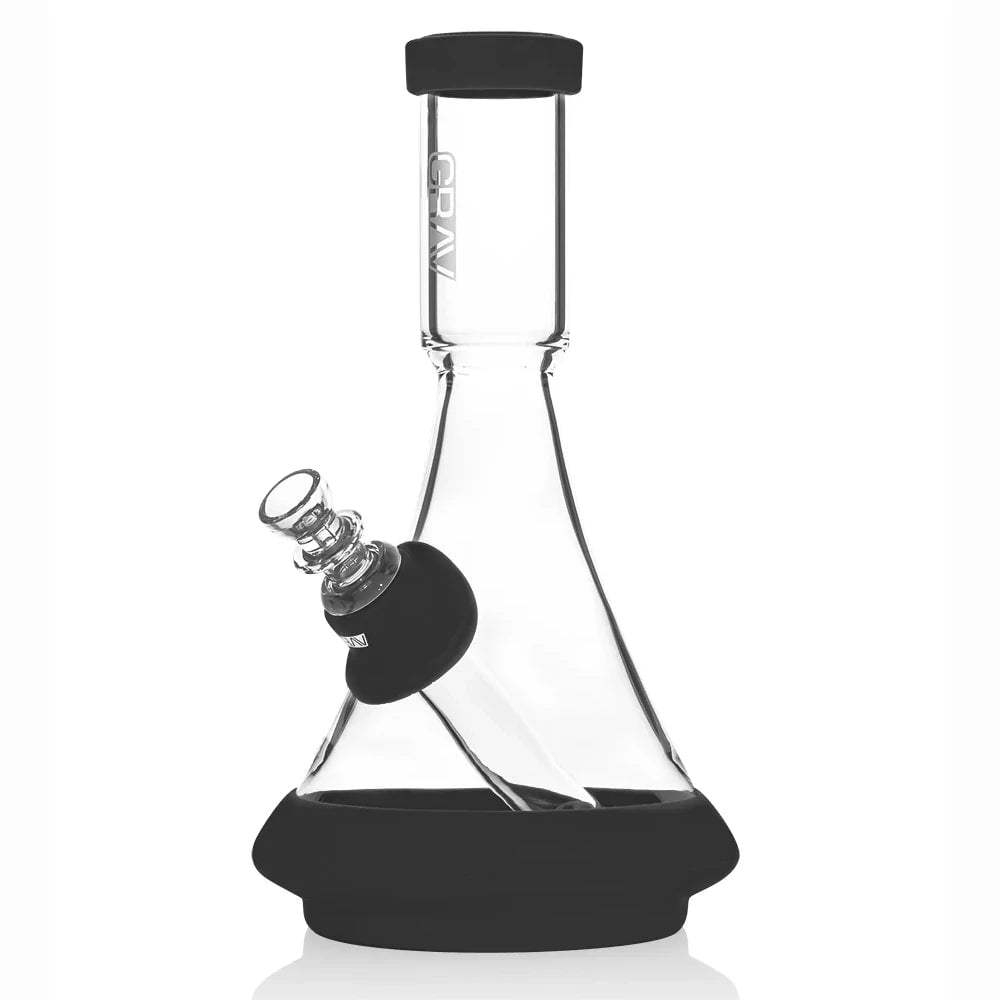 Grav Bong Black Deco Beaker Bong