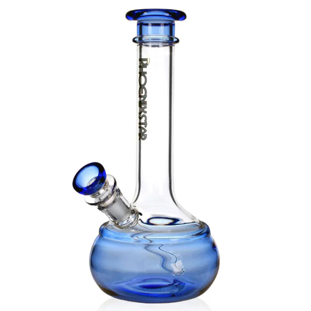 Phoenix Bong Blue Bubble Base Bong