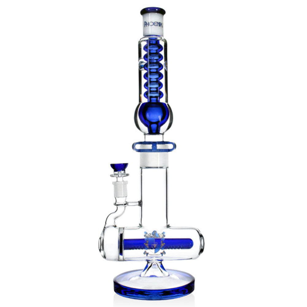 Phoenix Bong Blue Freeze Bong Inline Perc