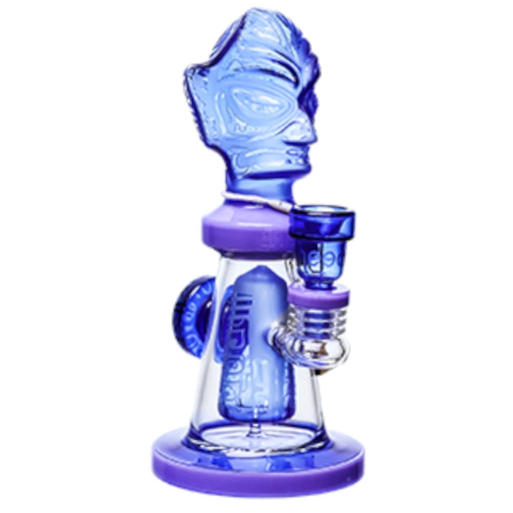 Cheech Glass Bong Blue Sanxindui Water Pipe