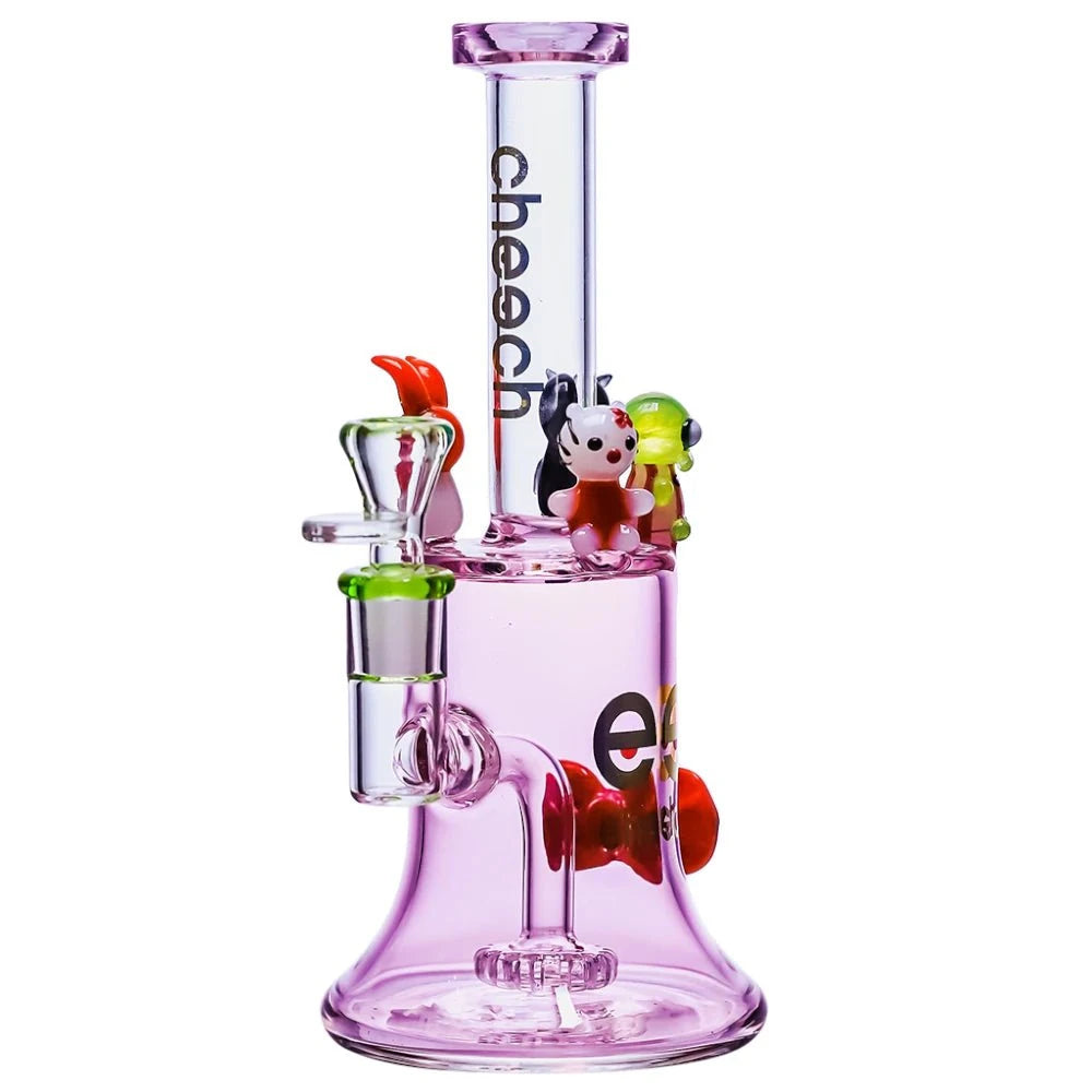 Cheech Glass Bong Cartoon Squad Water Pipe
