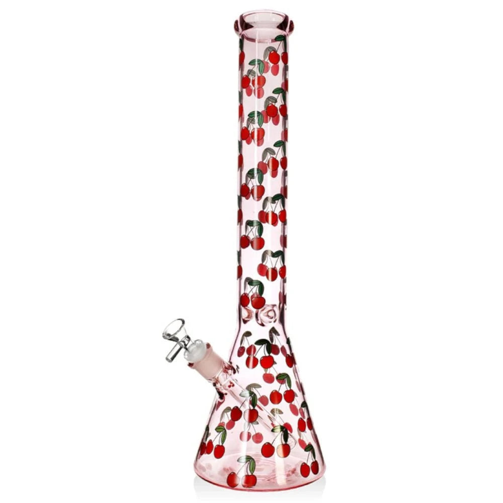 Fat Buddha Glass Bong Cherry Beaker Bong