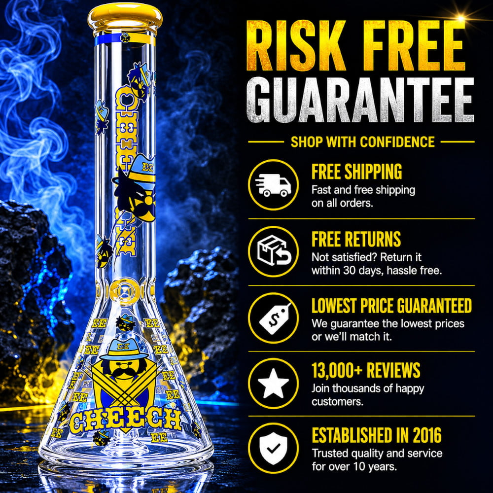 Cheech Glass Bong Classic Cheech Beaker Bong