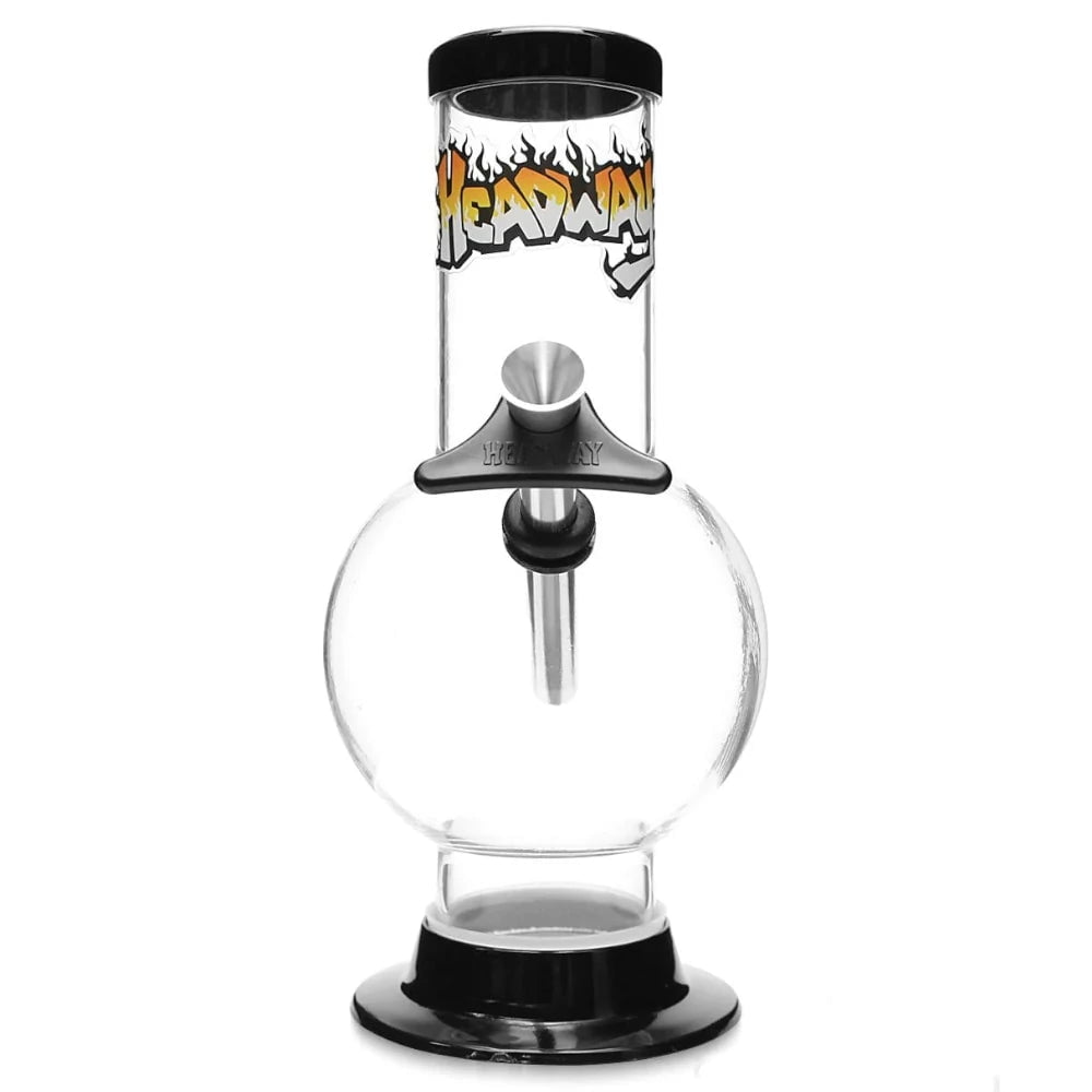 Fat Buddha Glass Bong Clear 8 Inch Bubble Plastic Bpong