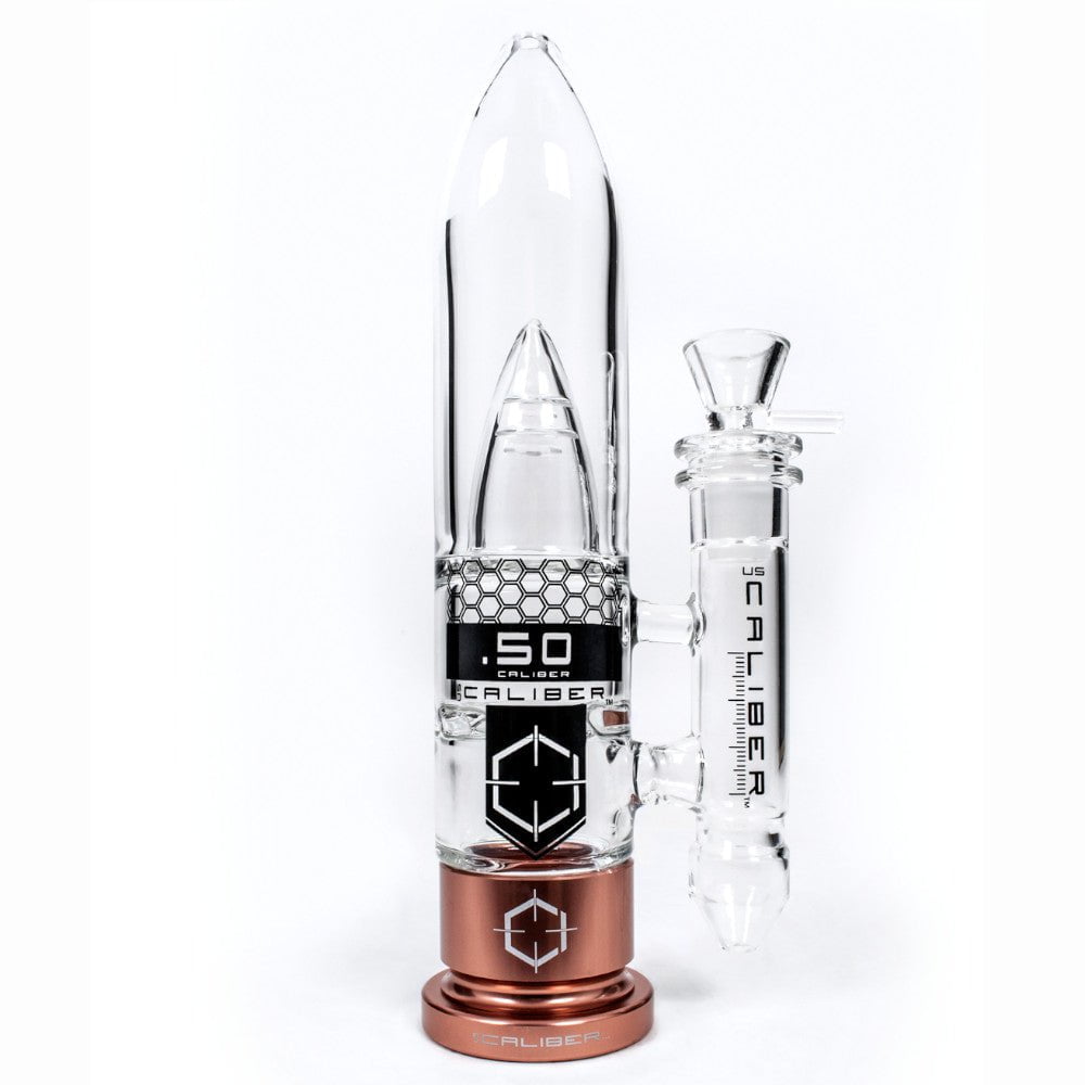 US Caliber Bong Copper 50 Caliber Glass Bong