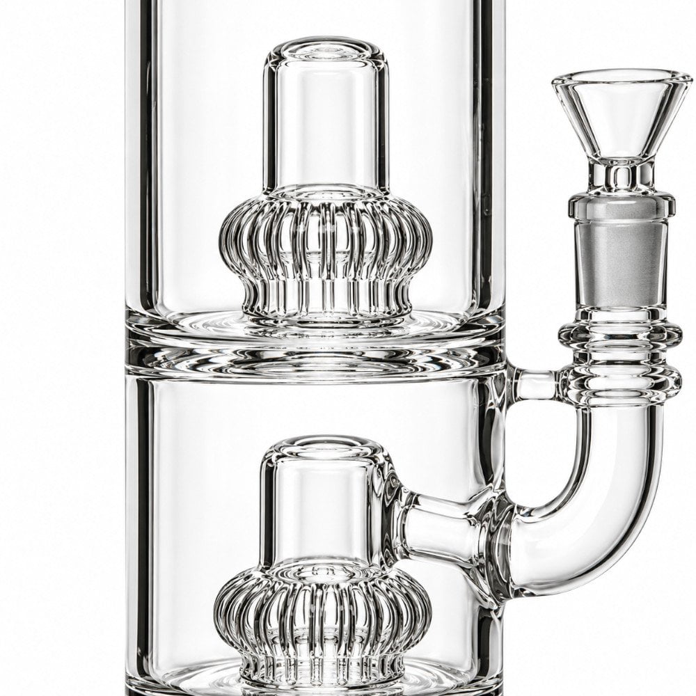Fat Buddha Glass Bong Crown Jewels Percolator Bong
