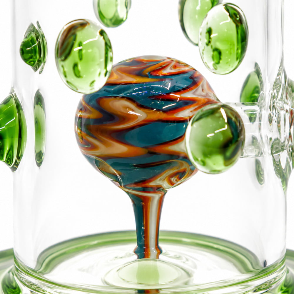 Fat Buddha Glass Bong Dichroic Marble Bong