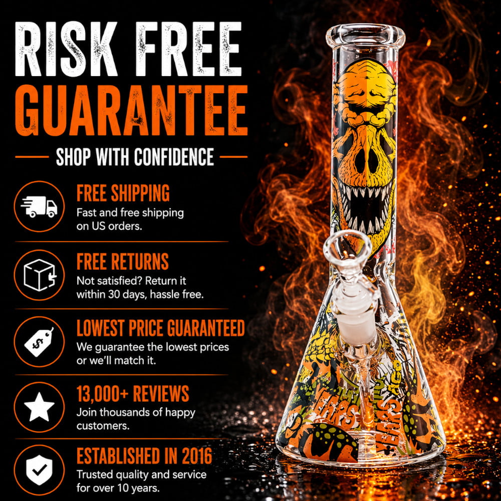 Fat Buddha Glass Bong Dinosaur Beaker Bong