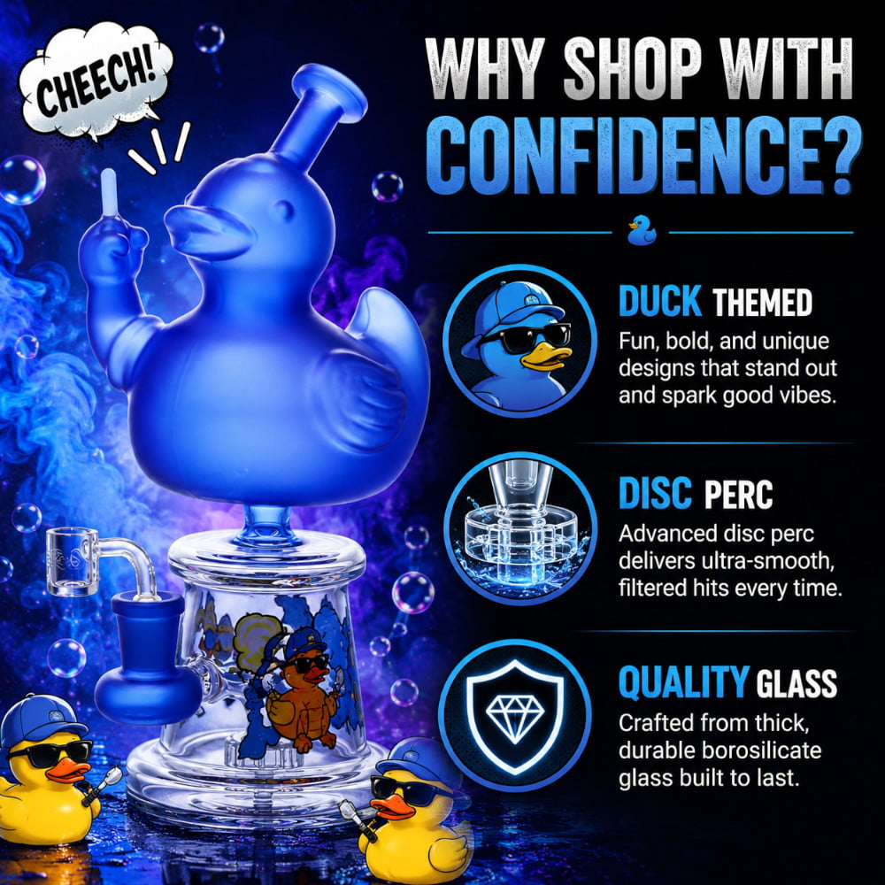 Cheech Glass Bong Duck Dab Rig