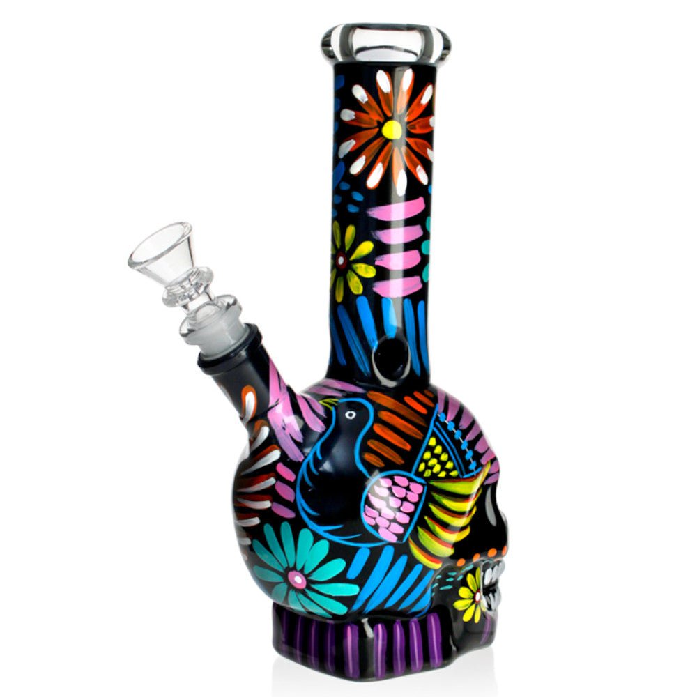 Fat Buddha Glass Bong Eternal Bloom Skull Bong