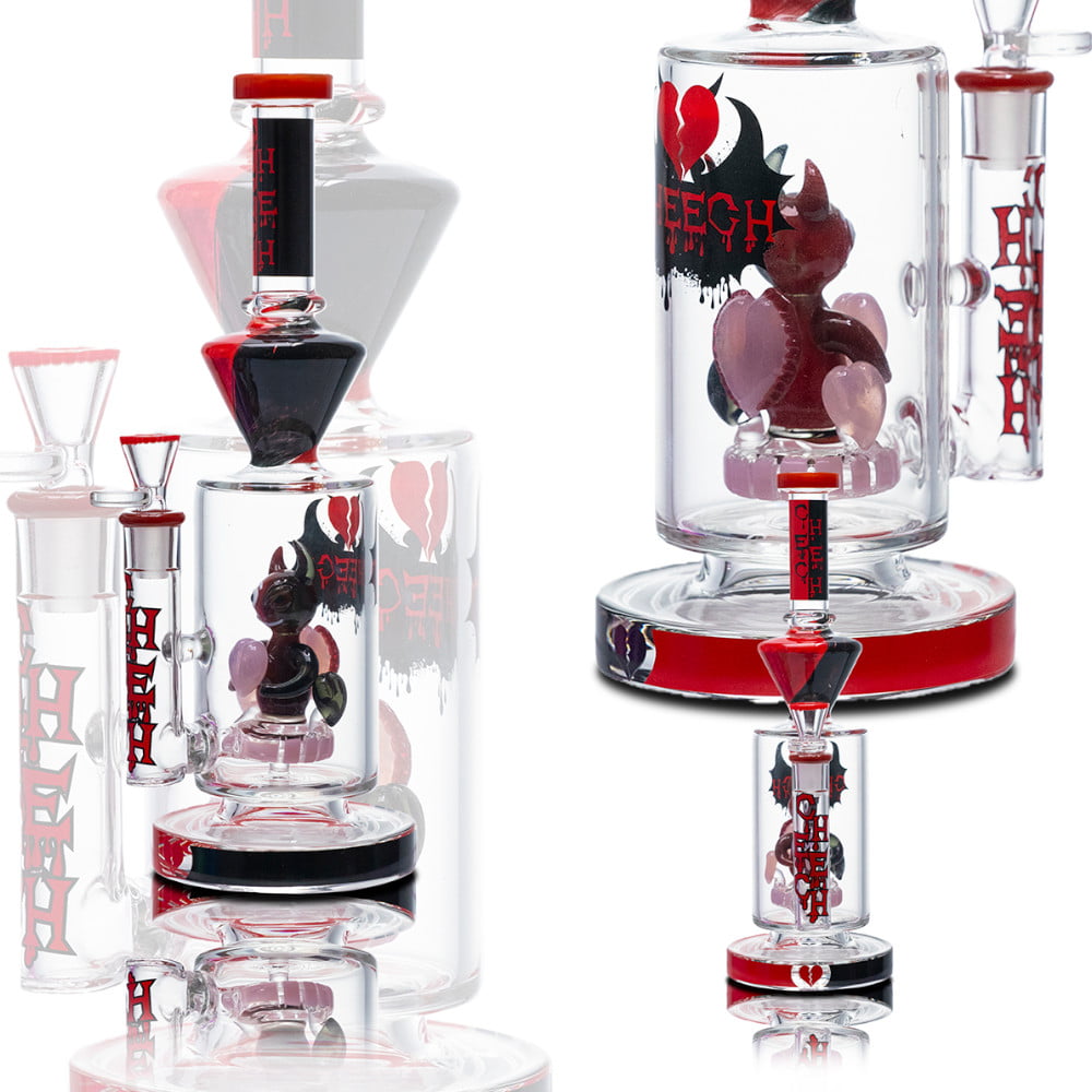 Cheech Glass Bong Evil Cupid Bong