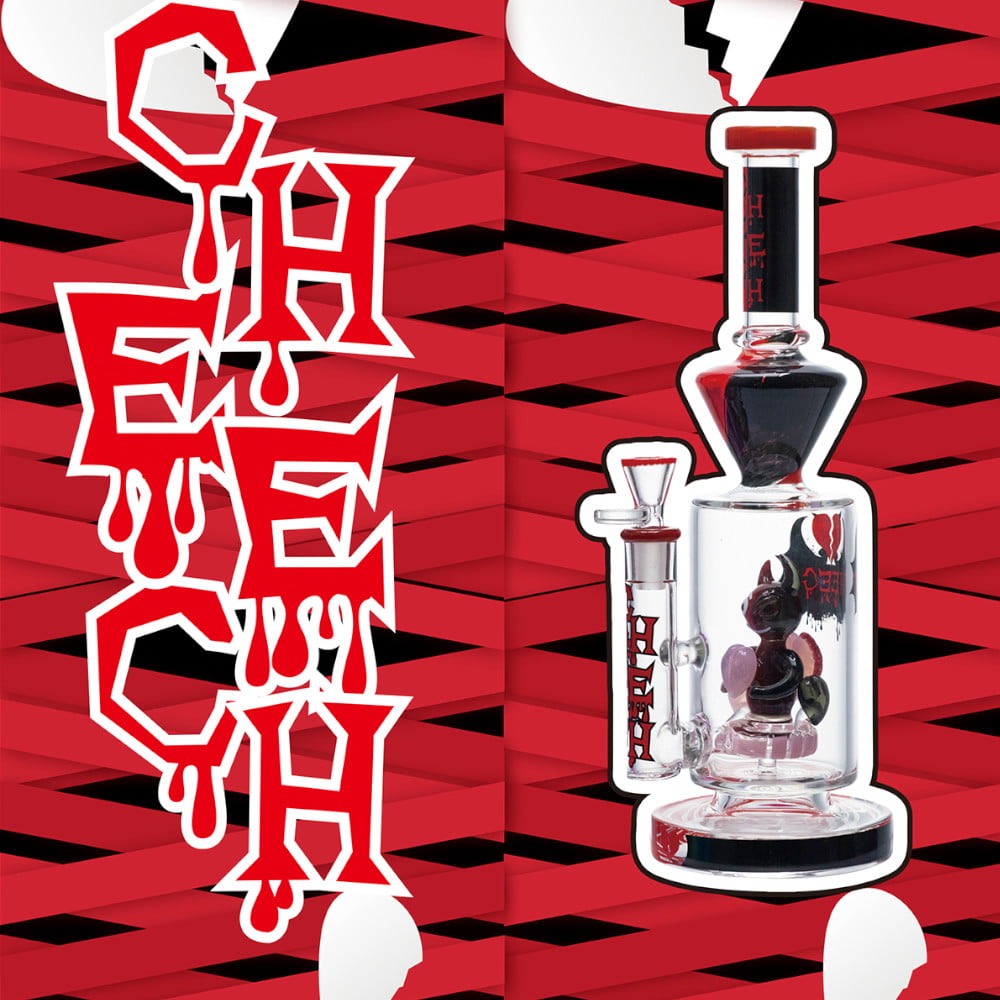 Cheech Glass Bong Evil Cupid Bong