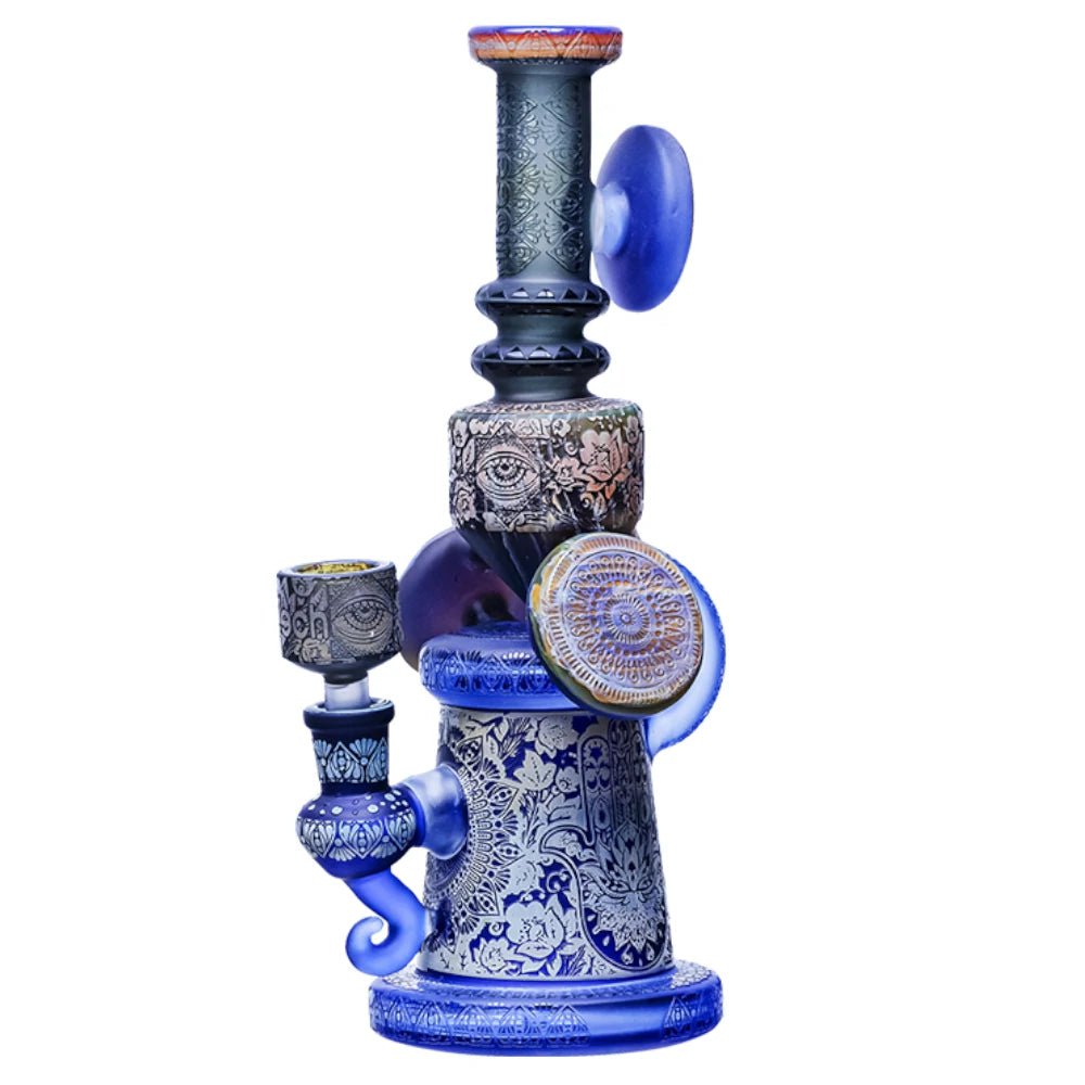 Cheech Glass Bong Evil Eye Shield Bong