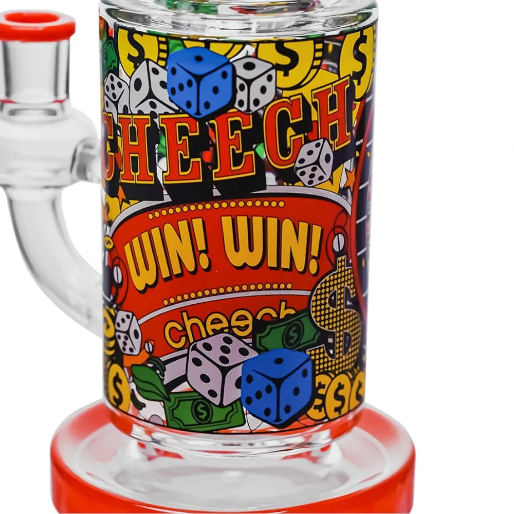 Cheech Glass Bong Feeling Lucky Water Pipe