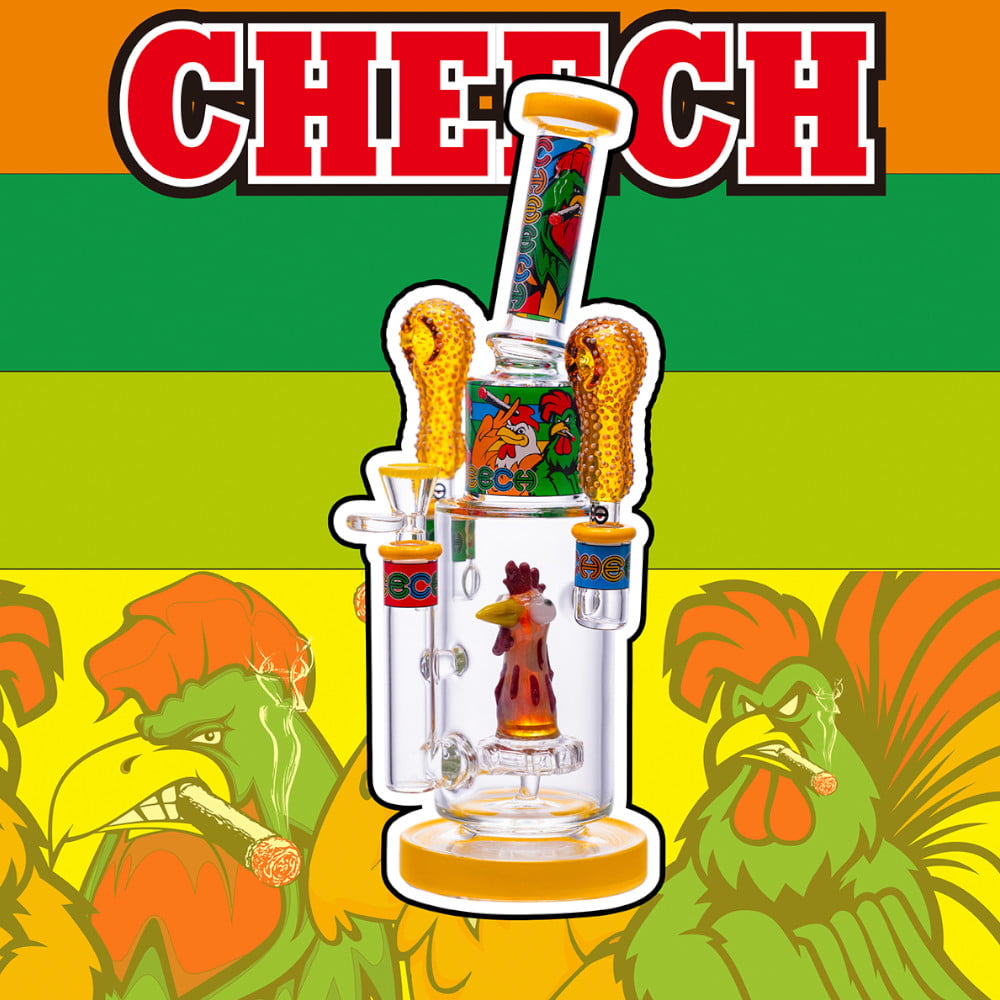 Cheech Glass Bong Fried Chicken Wings Bong