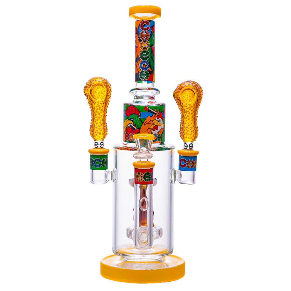 Cheech Glass Bong Fried Chicken Wings Bong