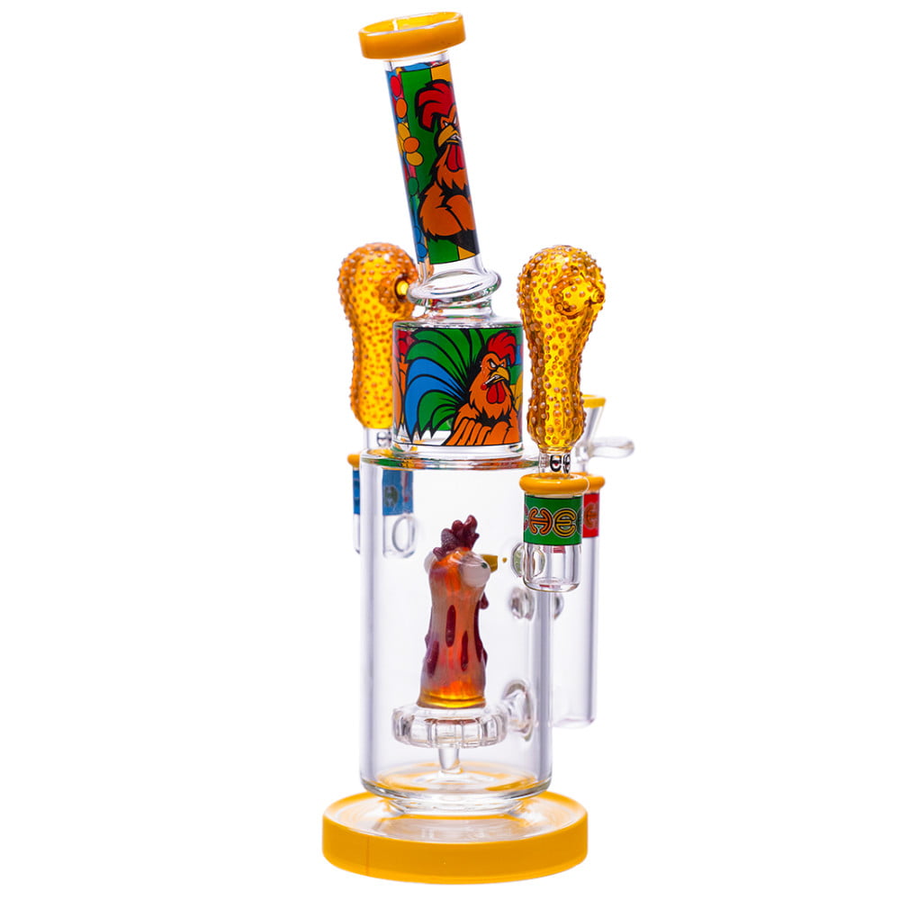 Cheech Glass Bong Fried Chicken Wings Bong