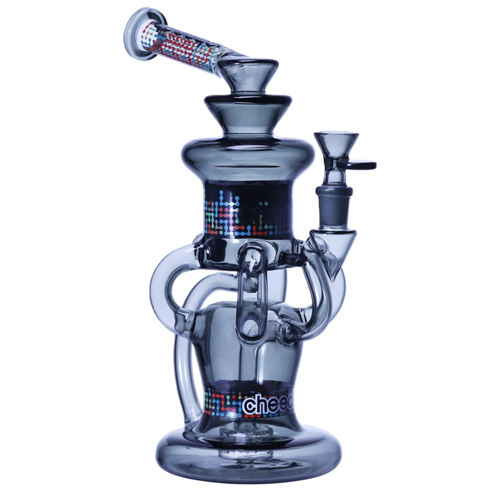Cheech Glass Bong Full Function Recycler Bong