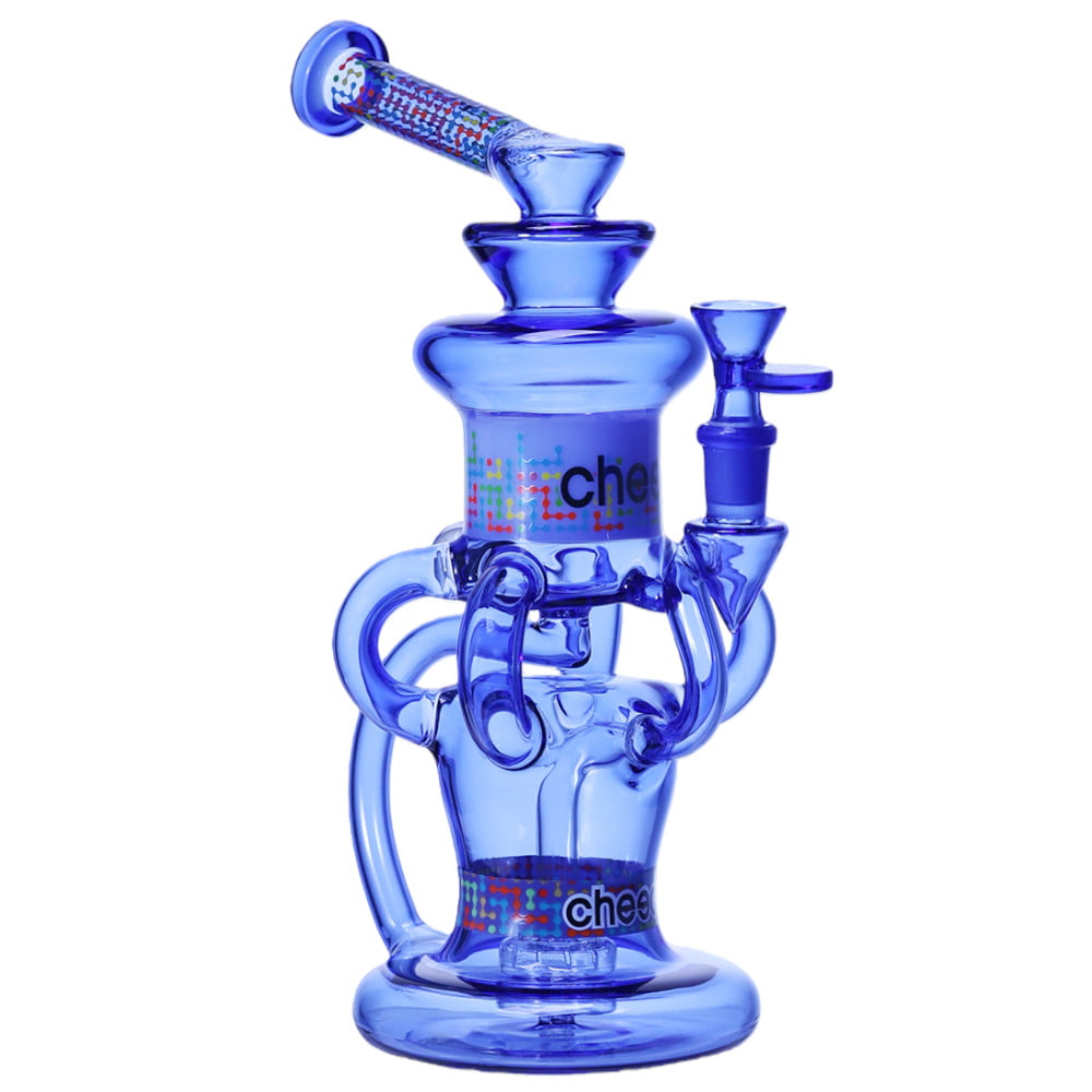 Cheech Glass Bong Full Function Recycler Bong