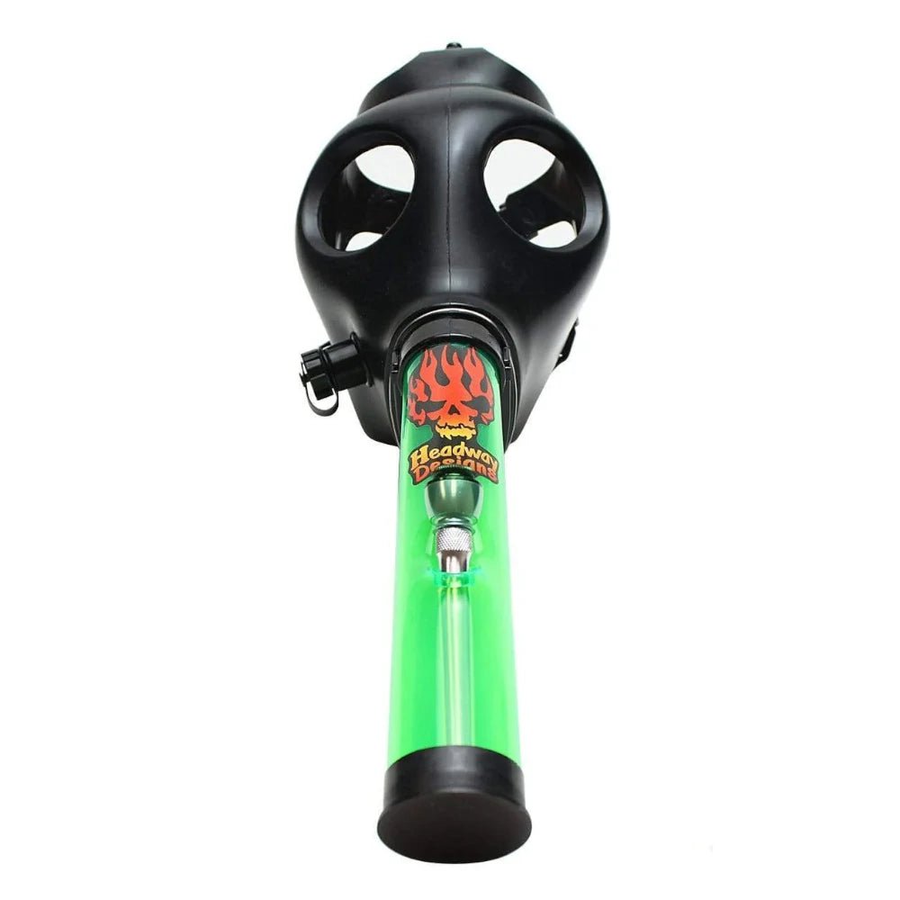 Fat Buddha Glass Bong Gas Mask Bong