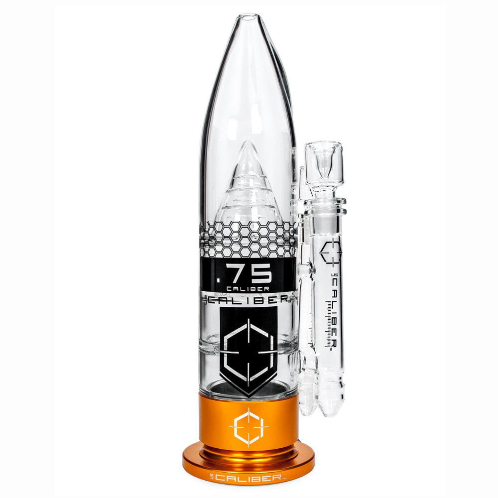 US Caliber Bong Gold 75 Caliber Glass Bong