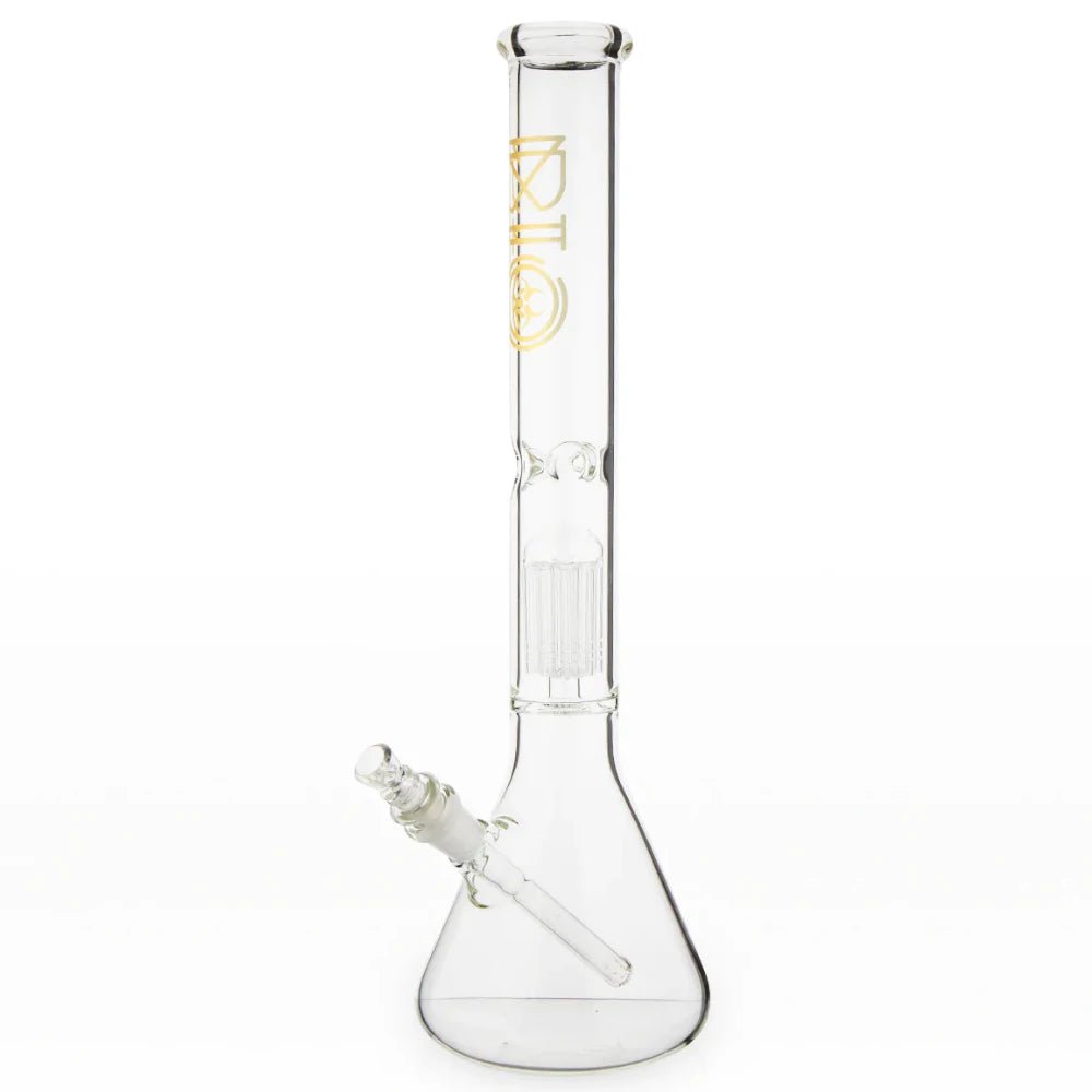 Biohazard Bong Gold Bio Beaker Tree Bong