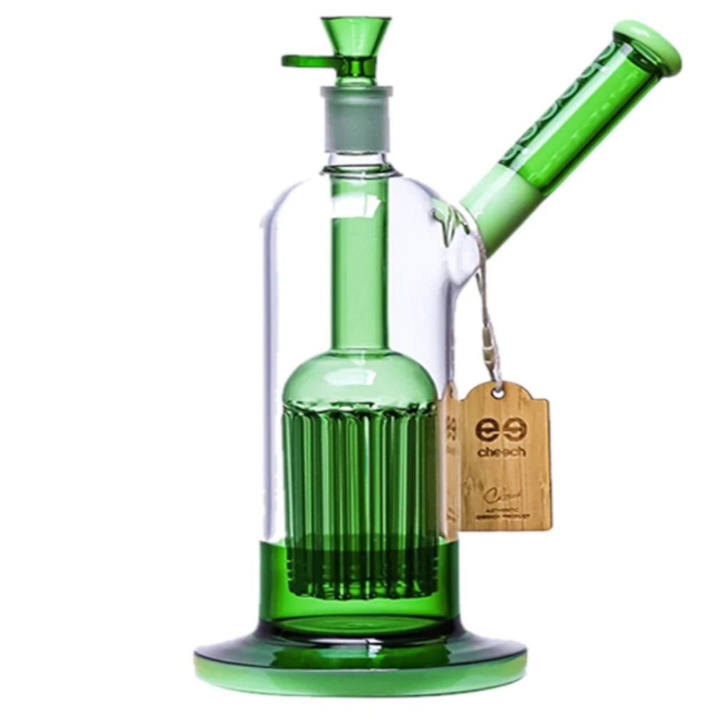 Cheech Glass Bong Green HUGE Bubbler