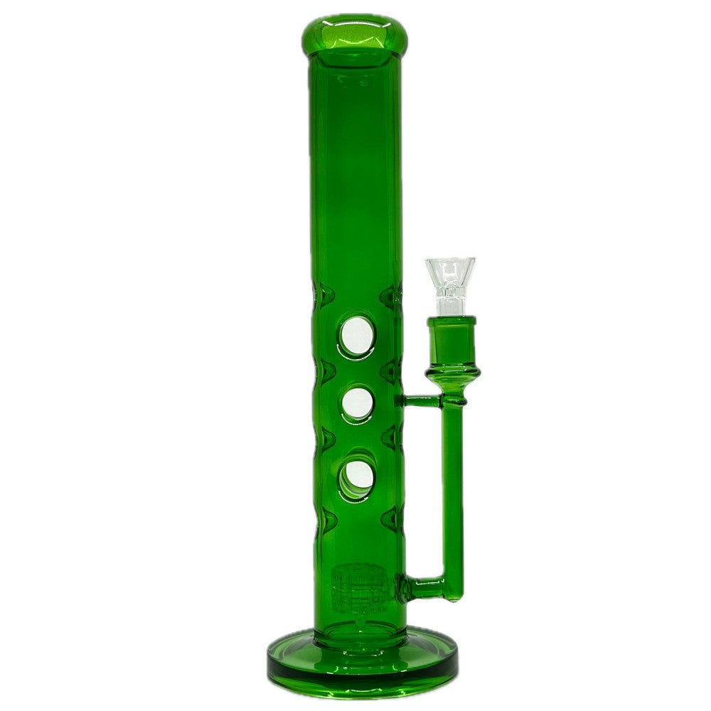 Fat Buddha Glass Bong Green Knuckle Bong