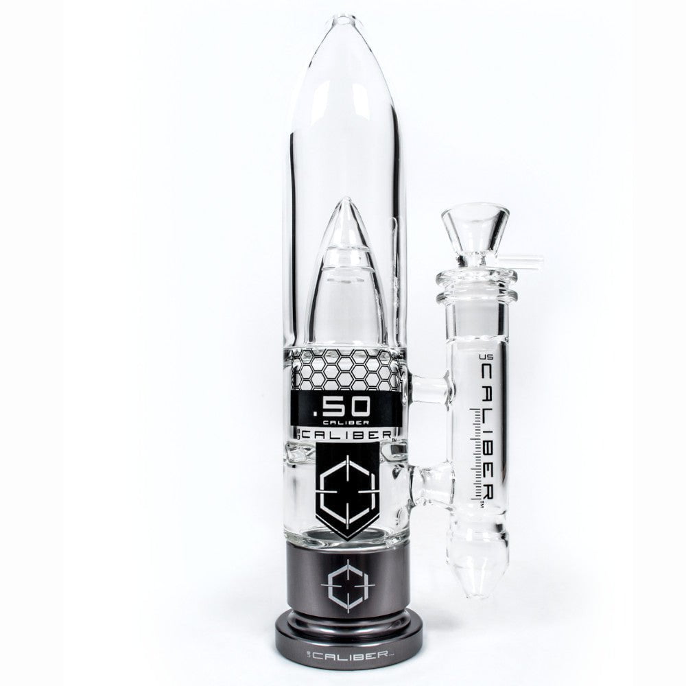 US Caliber Bong Gun Metal 50 Caliber Glass Bong