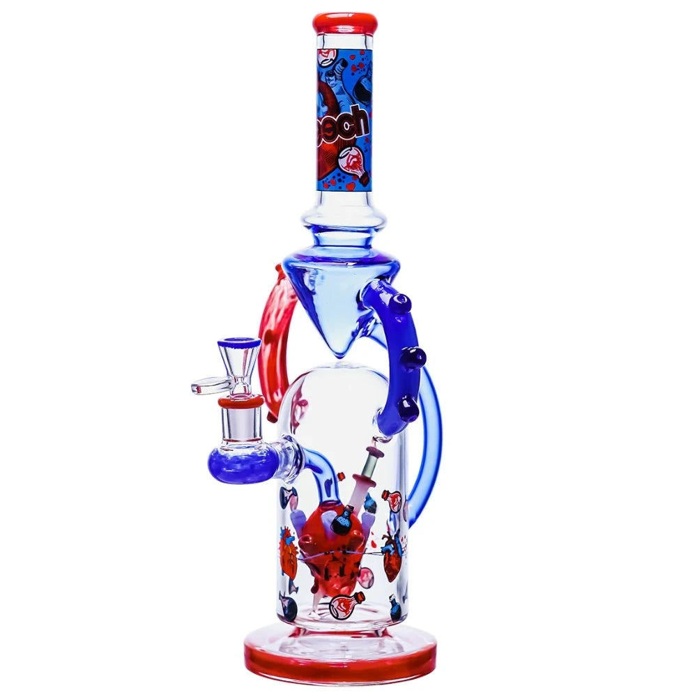 Cheech Glass Bong Heart Surgeon Bong
