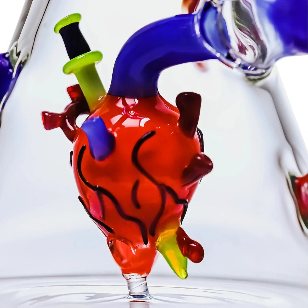 Cheech Glass Bong Heartfelt Beaker Bong