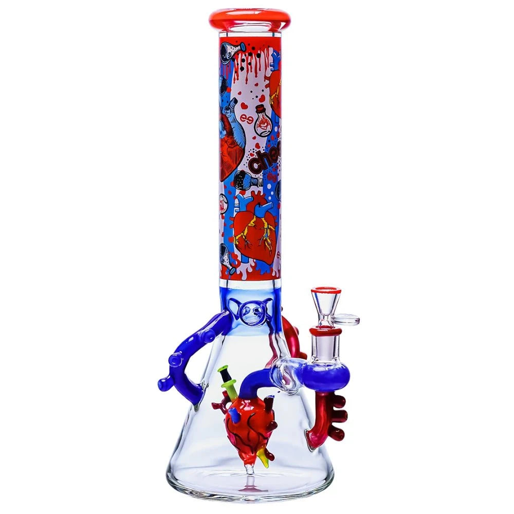 Cheech Glass Bong Heartfelt Beaker Bong