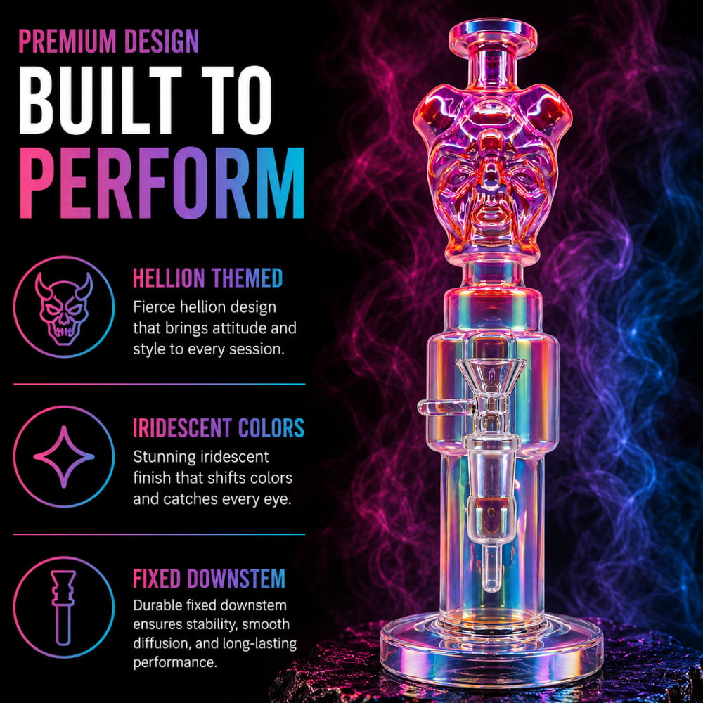 Fat Buddha Glass Bong Hellion Bong