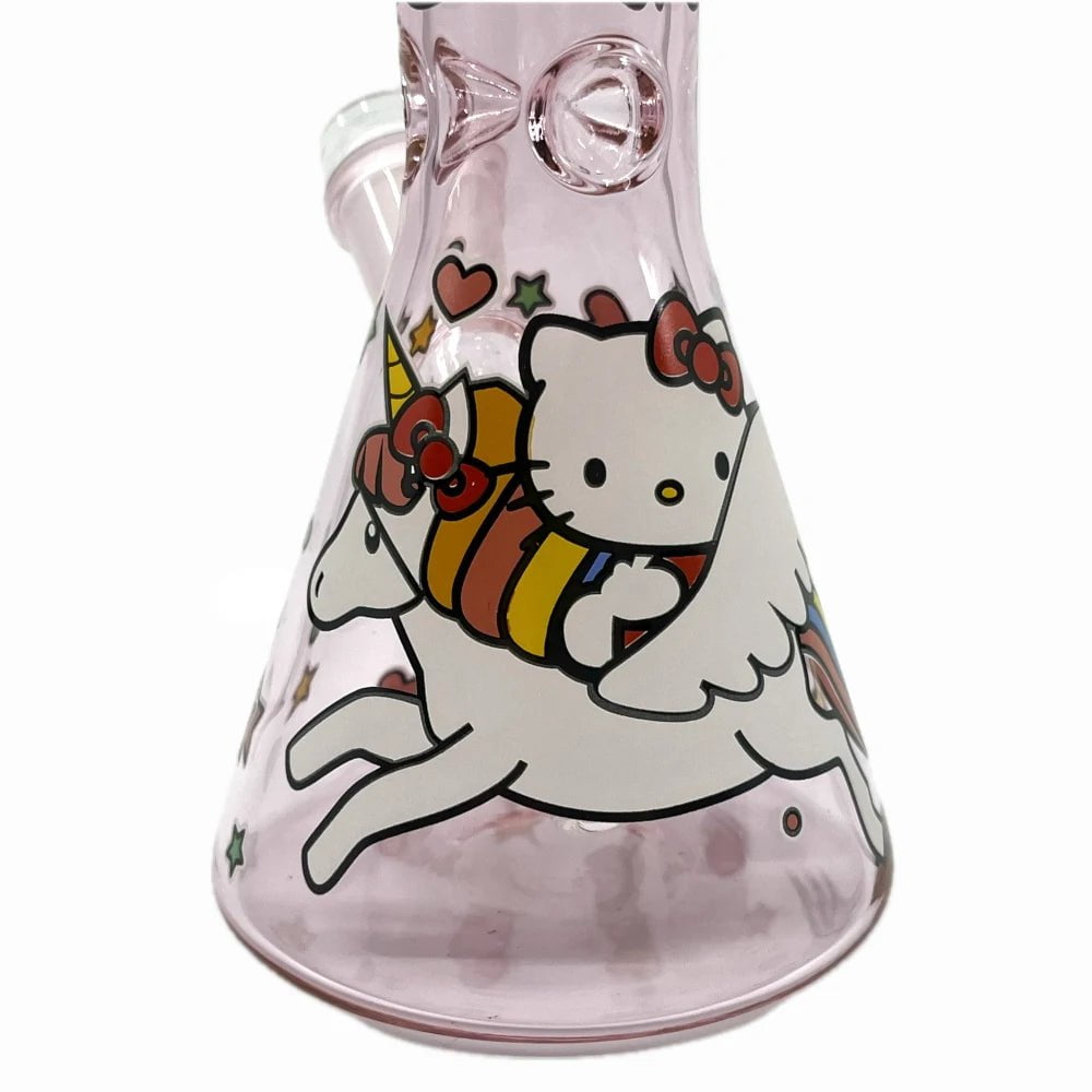 Fat Buddha Glass Bong Hello Kitty Bong