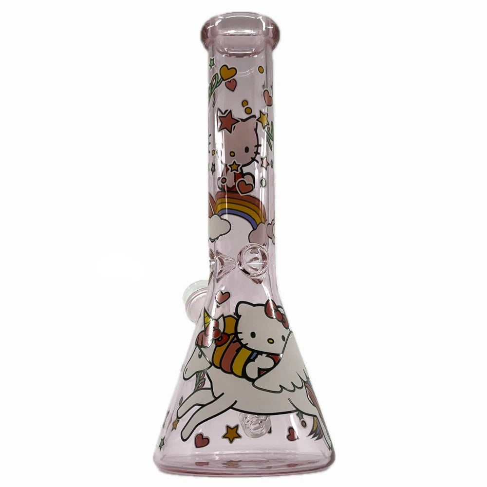 Fat Buddha Glass Bong Hello Kitty Bong