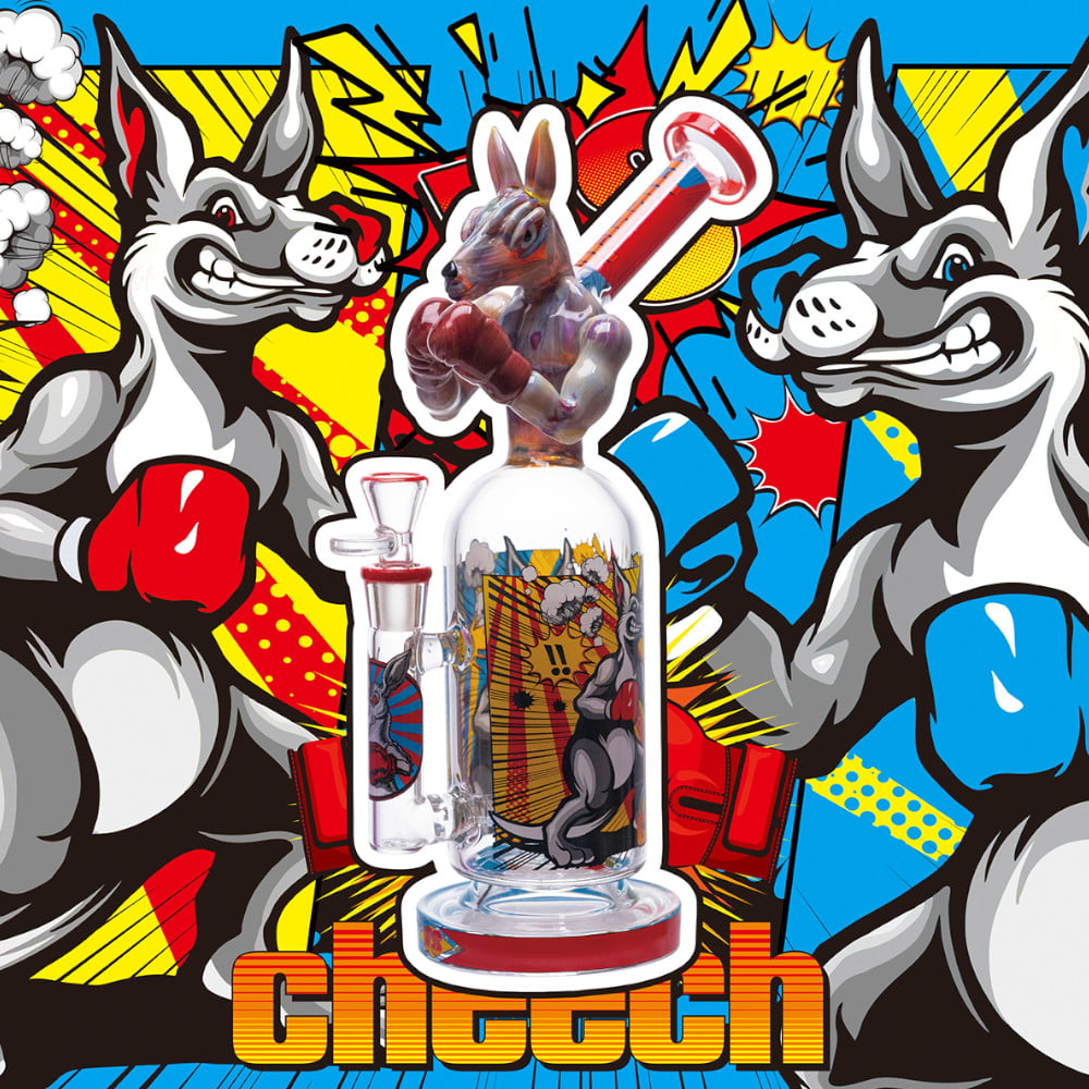 Cheech Glass Bong Kangaroo Knockout Bong