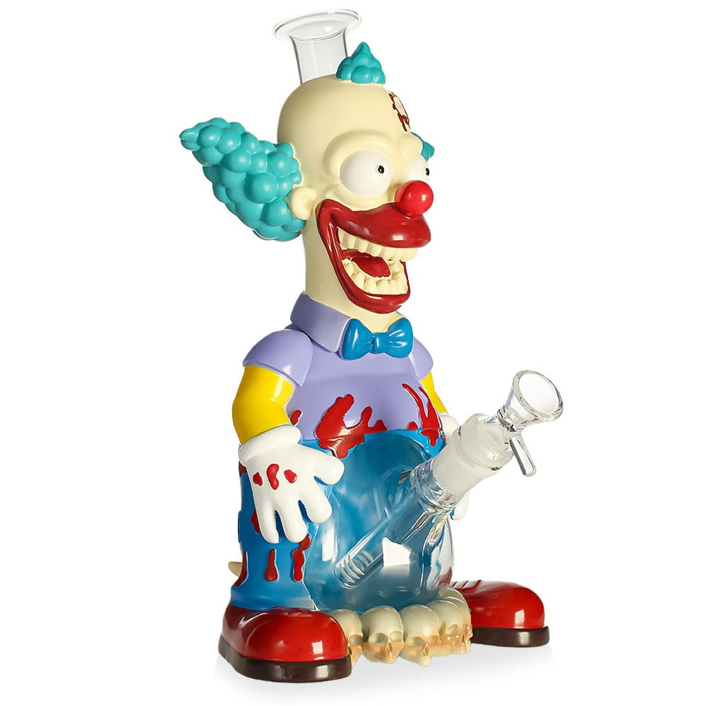 Fat Buddha Glass Bong Krusted Clown Bong
