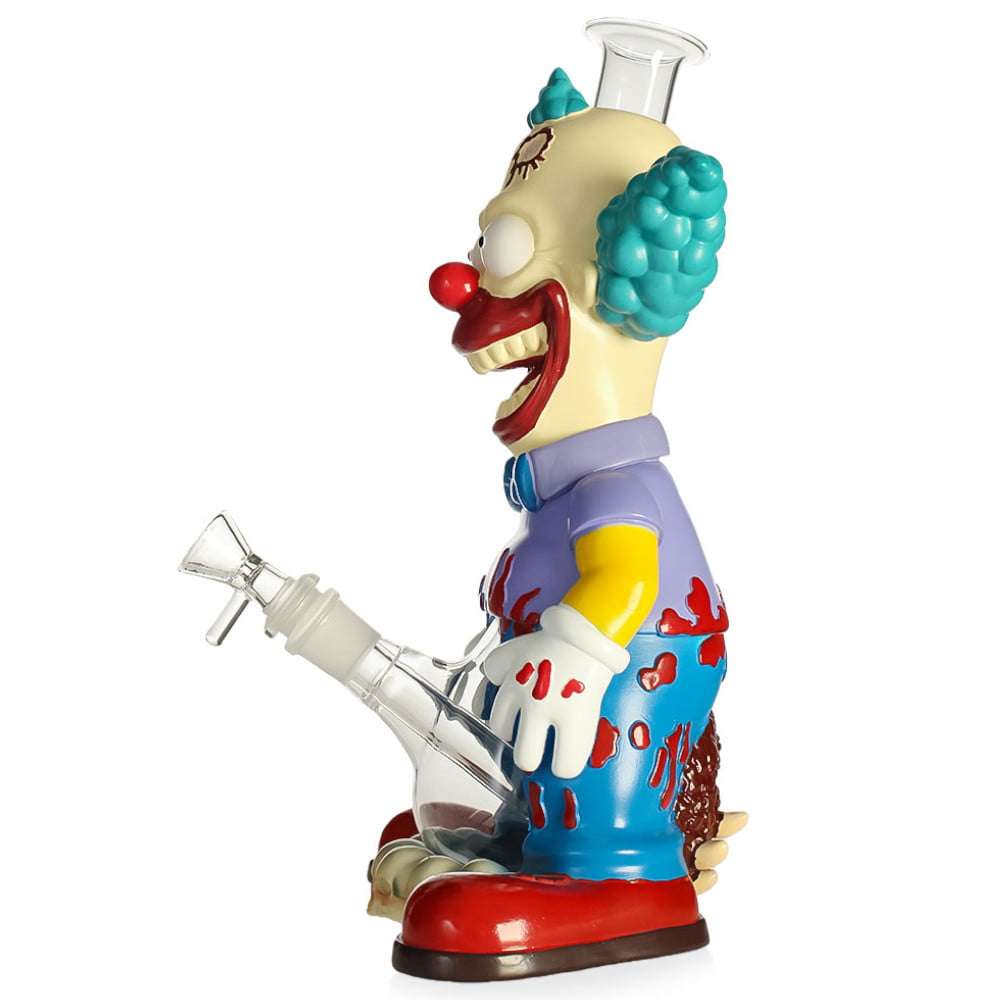 Fat Buddha Glass Bong Krusted Clown Bong