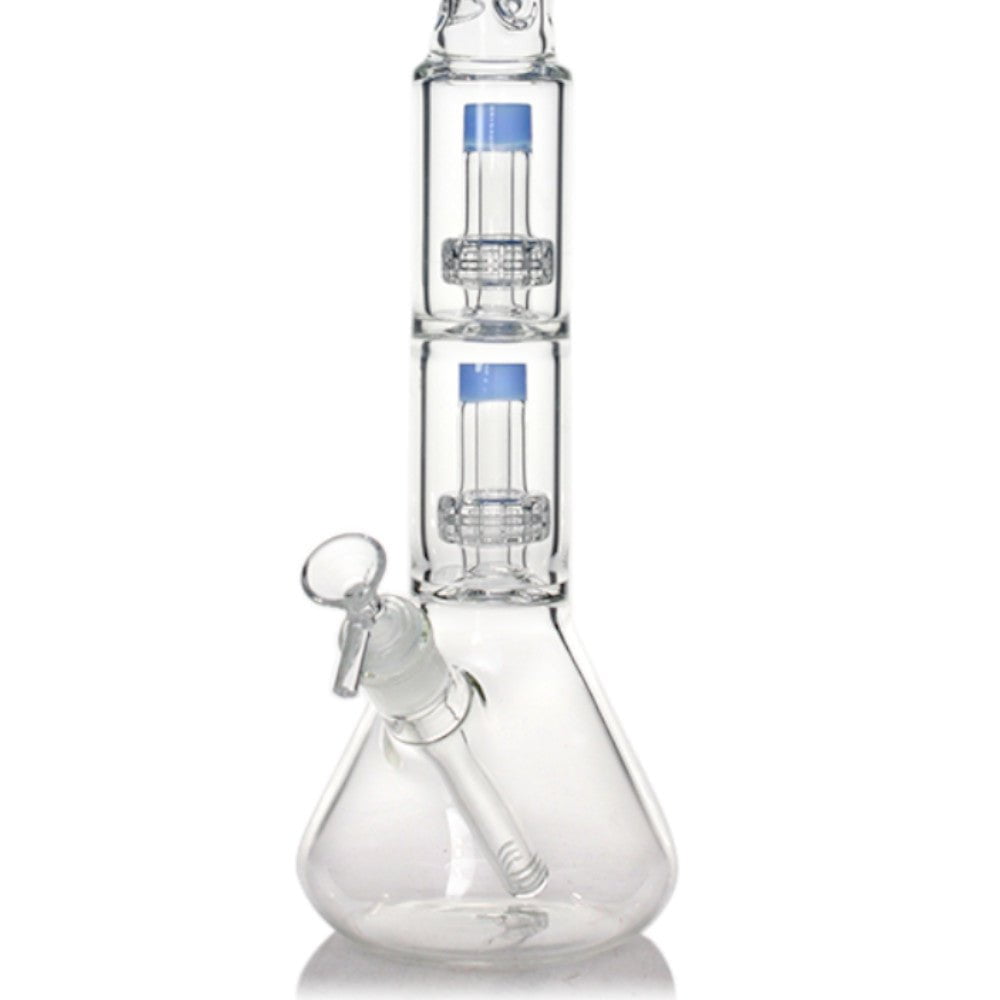 Fat Buddha Glass Bong Large Showerhead Beaker Bong