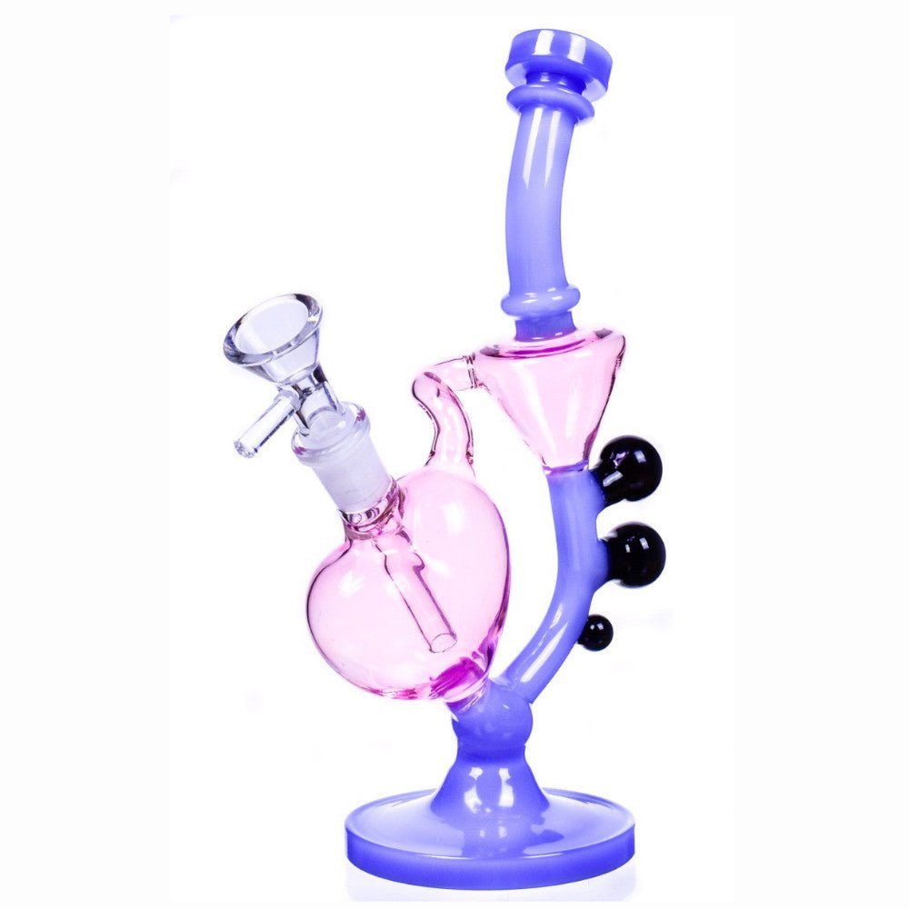 Fat Buddha Glass Bong Love Recycler Bong