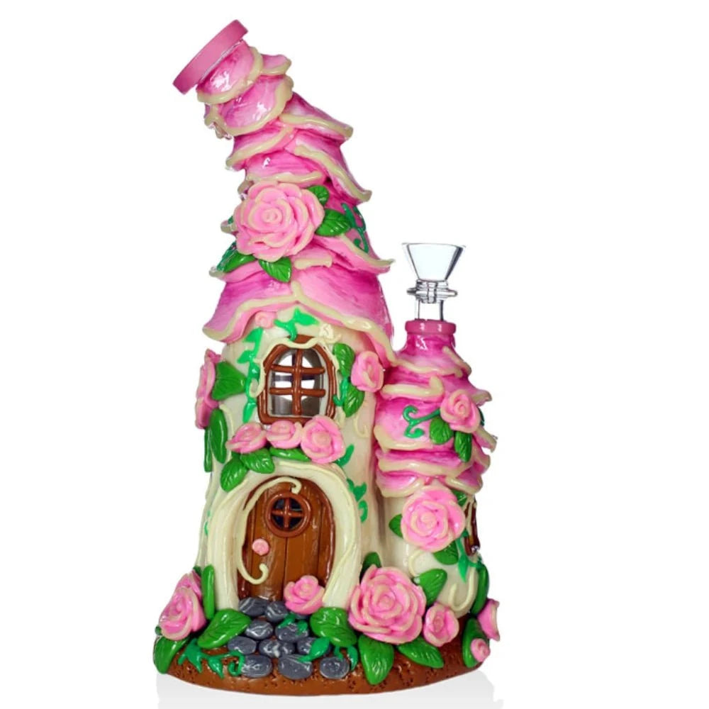 Fat Buddha Glass Bong Magical Cottage Glow Bong