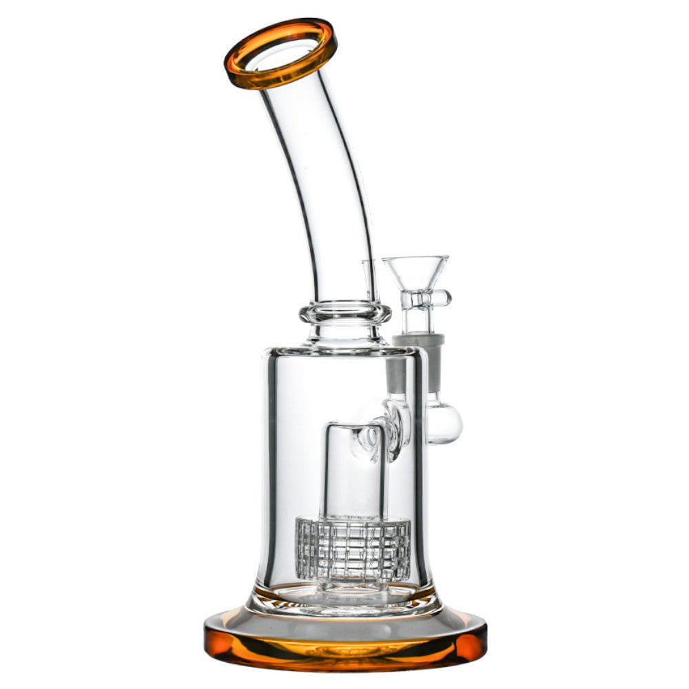 Fat Buddha Glass Bong Matrix Lean Back Bong