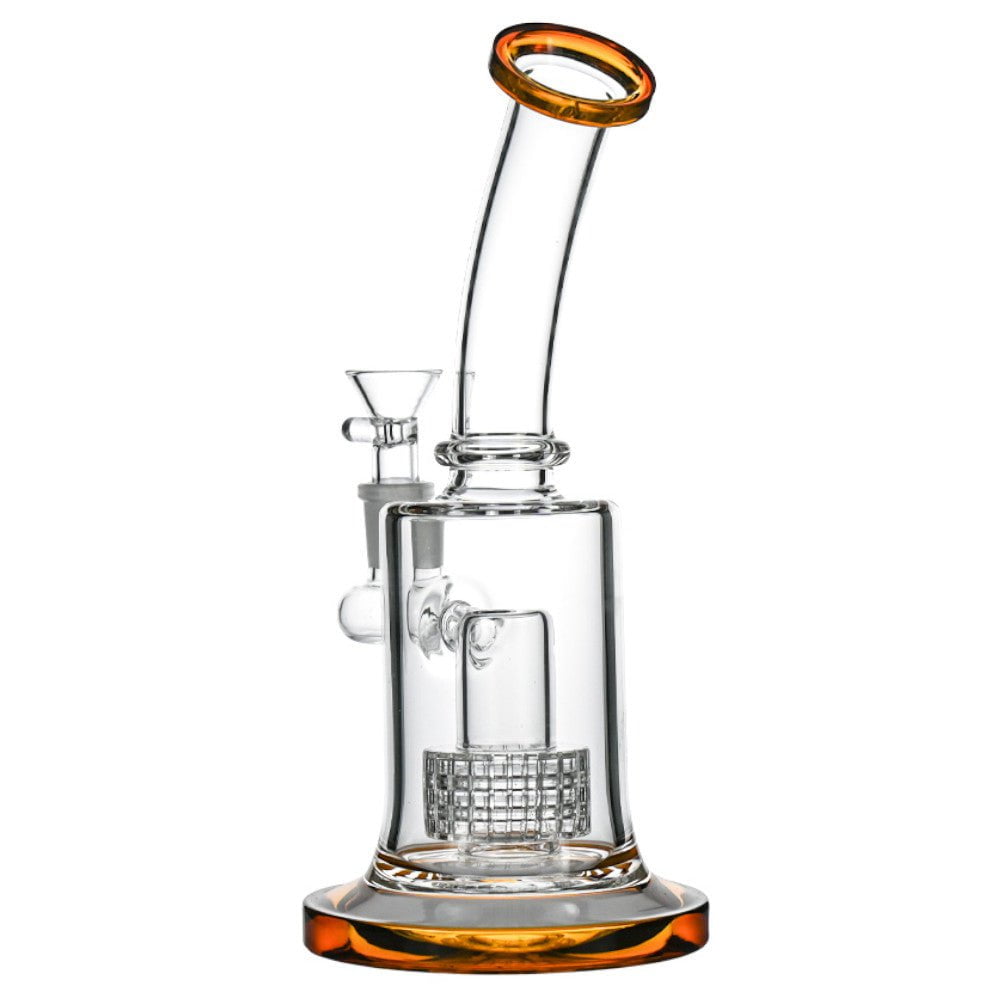 Fat Buddha Glass Bong Matrix Lean Back Bong