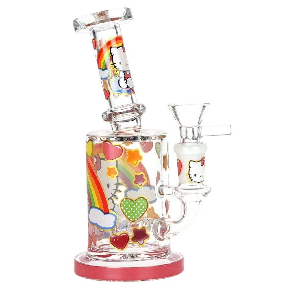 Fat Buddha Glass Bong Mini Hello Kitty Bong