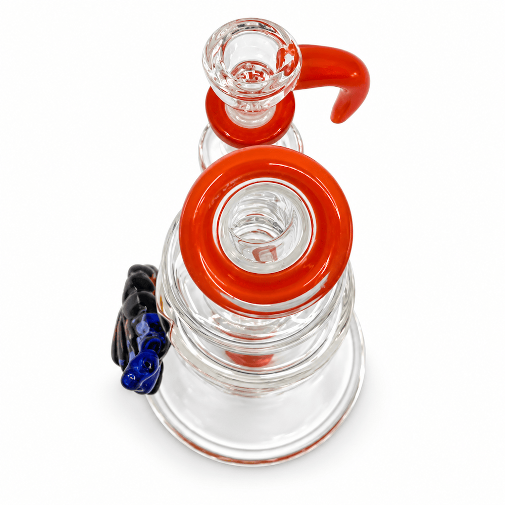 Fat Buddha Glass Bong Mini Leaf Bong