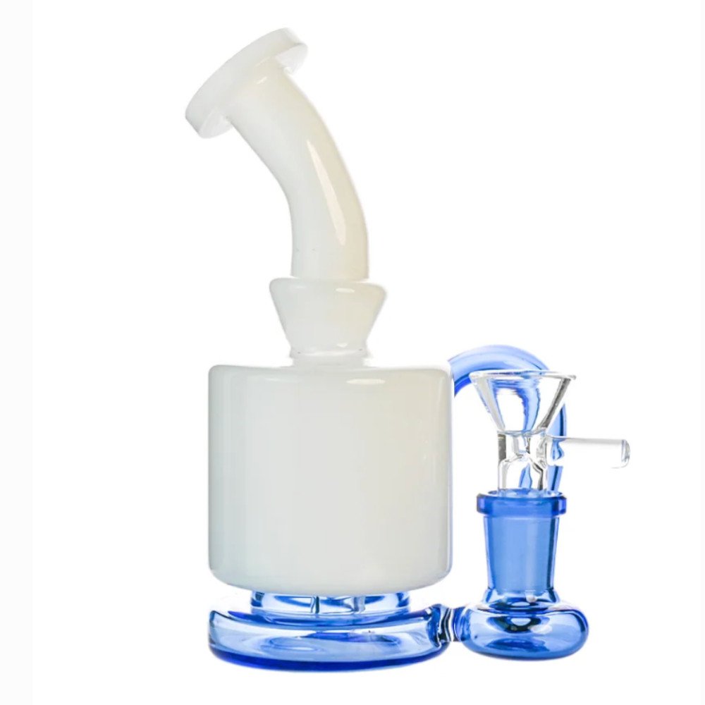 Fat Buddha Glass Bong Mini Recycler Bong