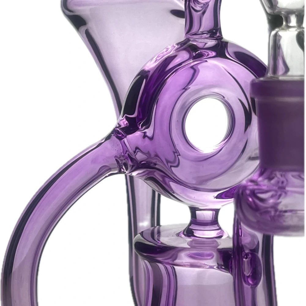 Star Wing Bong Neon Recycler Water Pipe